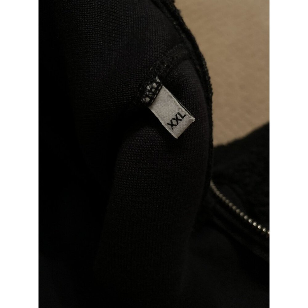 AMI Paris Alexandre Mattiussi Ami De Coeur Heart Fleece Jacket Black XXL - Picture 7 of 11